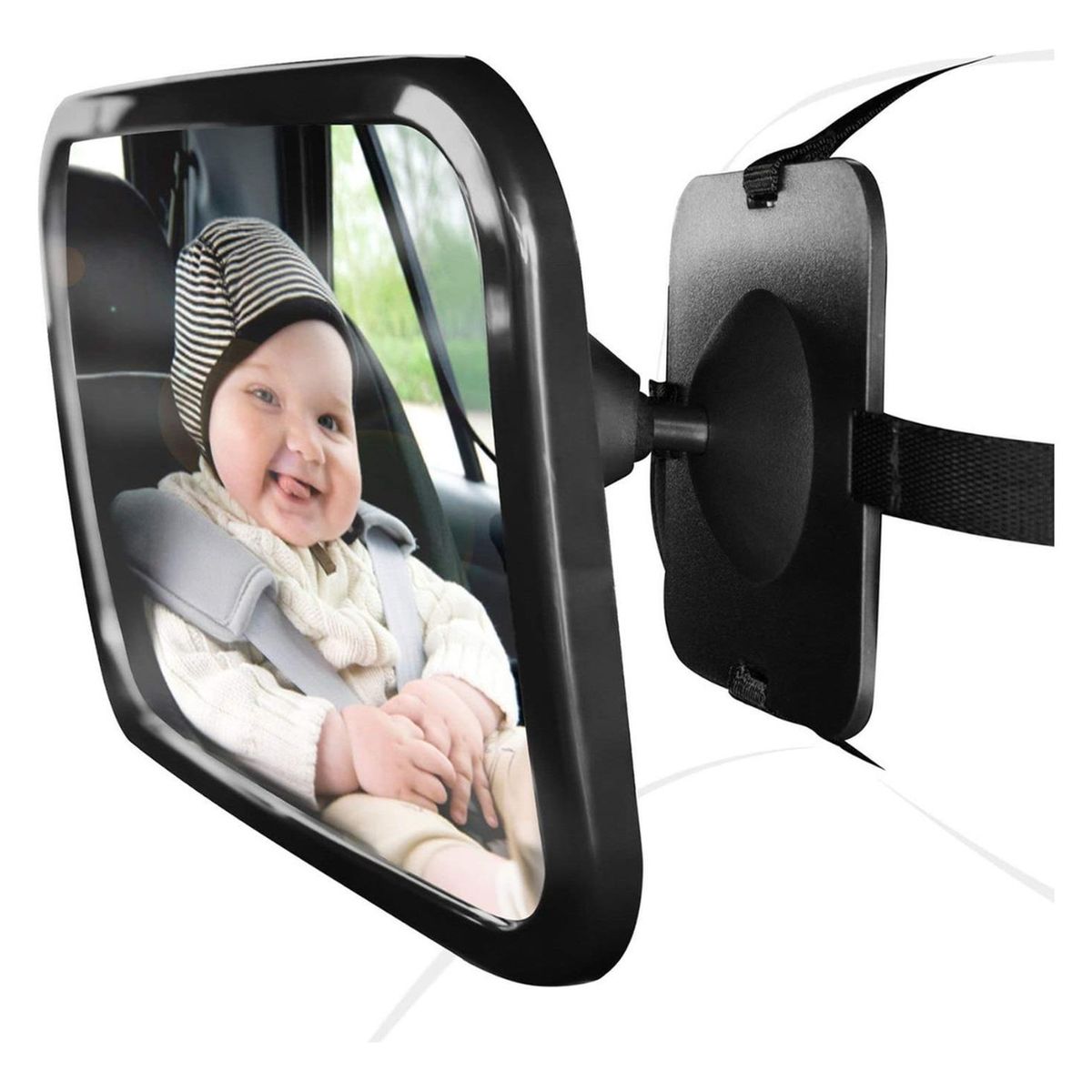 IMPORTCLICK - Espejo Retrovisor Auto Seguridad Niños 25 CM x 18 CM