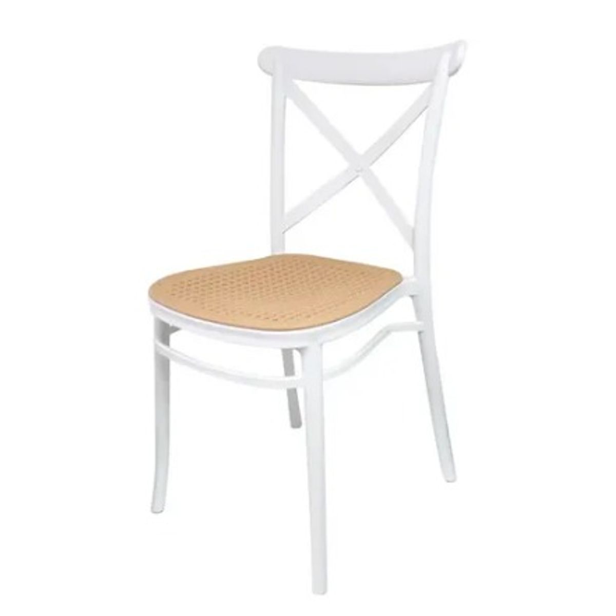 HABITA2 CHILE - PACK DE 4 SILLA SENA TOP- BLANCO
