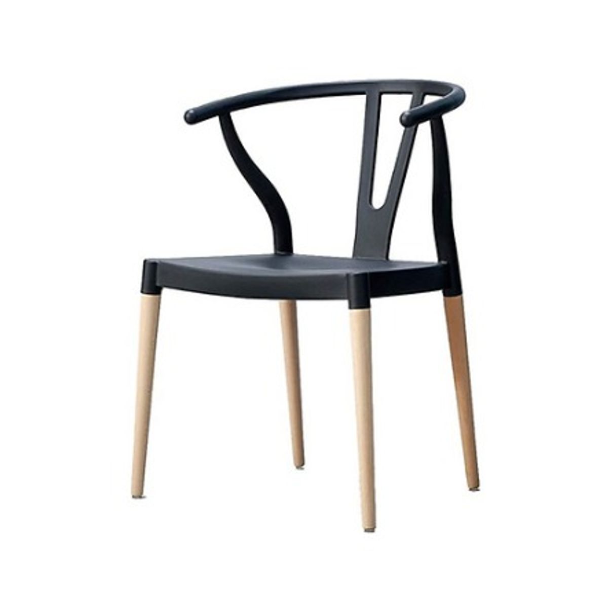 GENERICO - SILLA WISH POLIPROPILENO- NEGRO