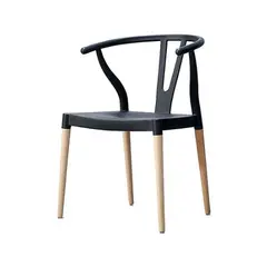 GENERICO - SILLA WISH POLIPROPILENO- NEGRO