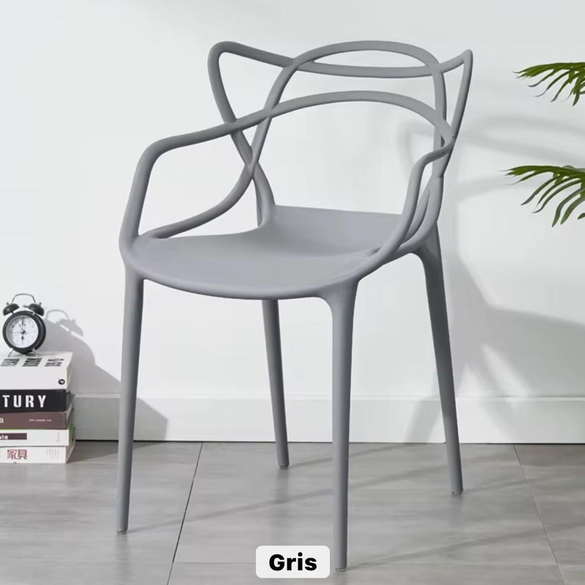 HABITA2 CHILE - SILLA MASTER POLIPROPILENO-GRIS