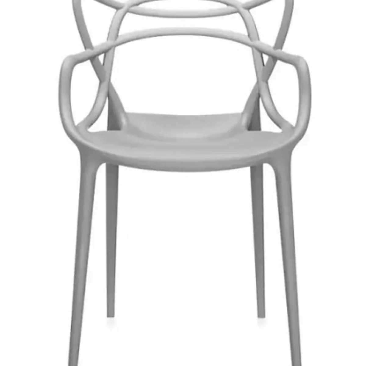 HABITA2 CHILE - PACK DE 4 SILLA MASTER POLIPROPILENO GRIS