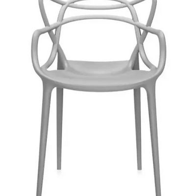 Imagen 2 del producto PACK DE 4 SILLA MASTER POLIPROPILENO GRIS