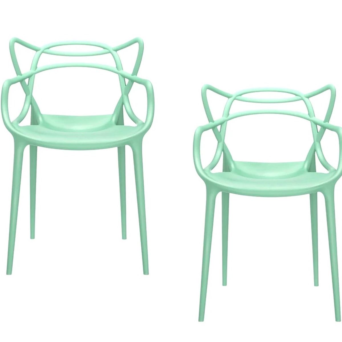 GENERICO - PACK DE 2 SILLA MASTER MENTA