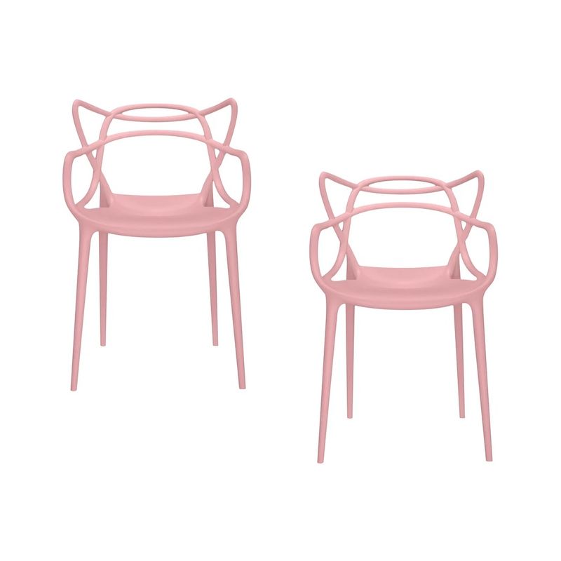 GENERICO - PACK DE 2 SILLA MASTER ROSADO