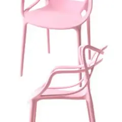 GENERICO - PACK DE 4 SILLA MASTER ROSADA