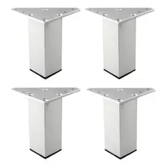 GENERICO - Patas Para Mueble Sillón Cama Sofá 4un 10cm