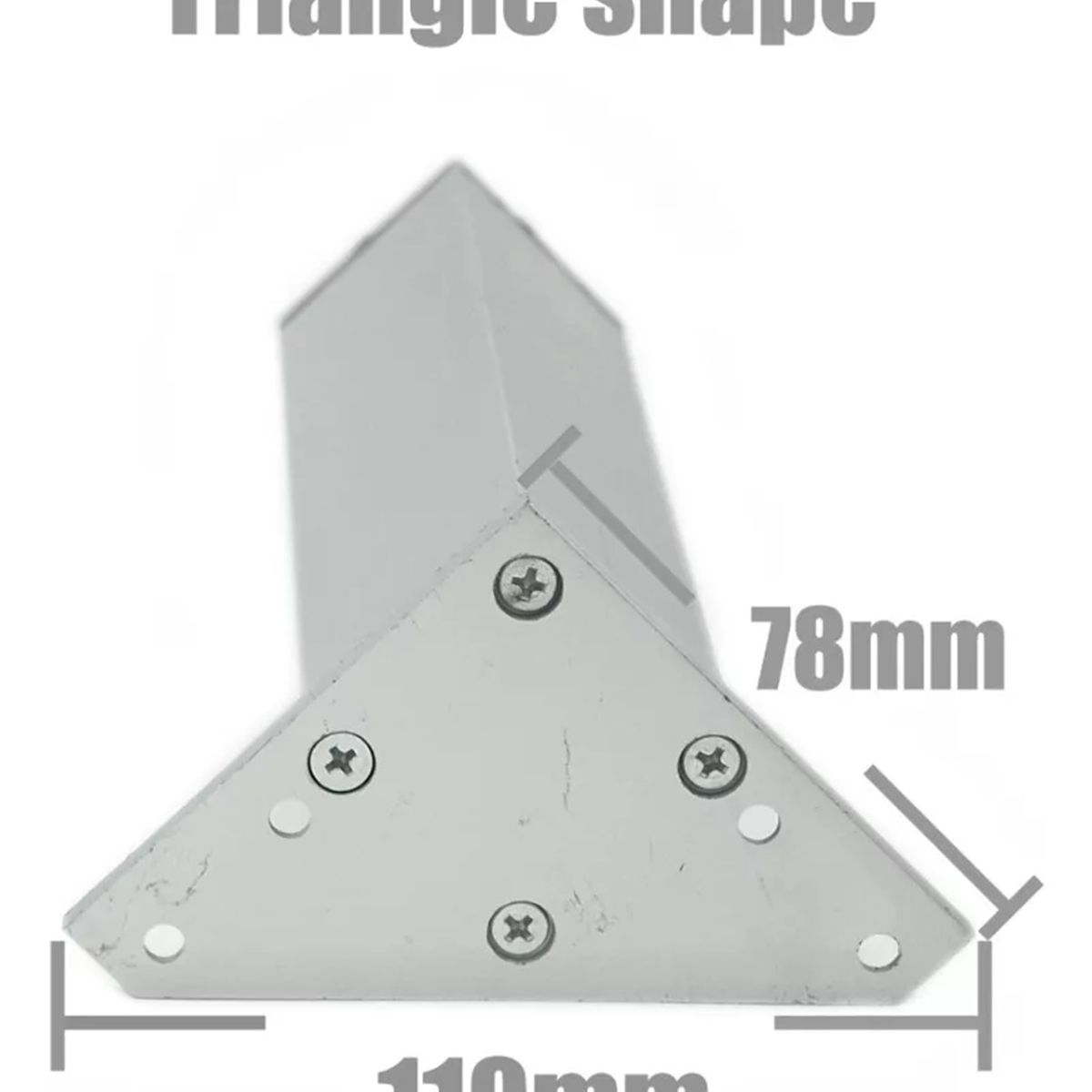GENERICO - Patas Para Mueble Sillón Cama Sofá 4un 10cm