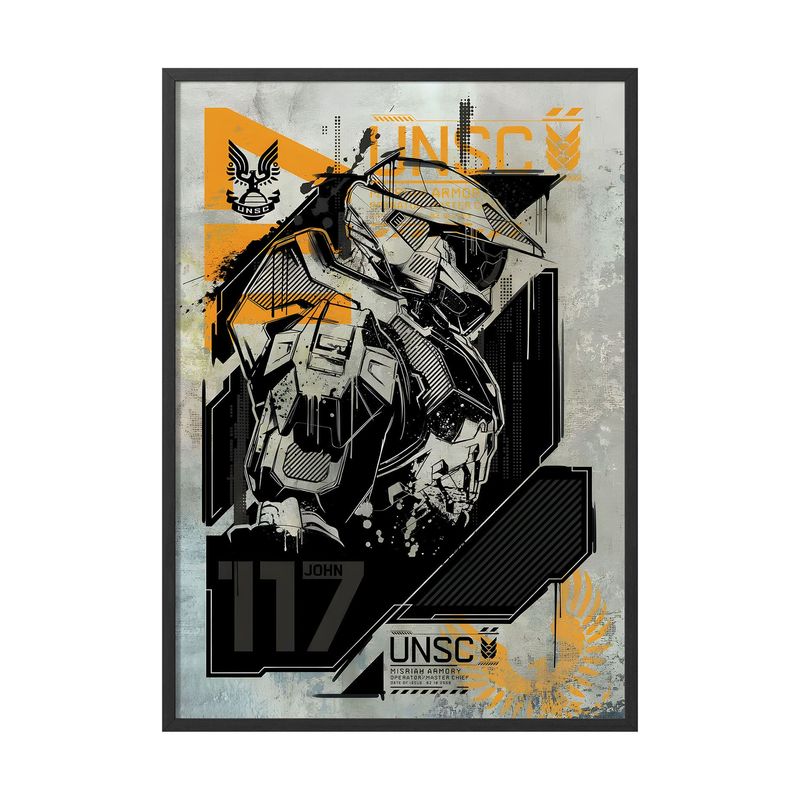 CREANGO - CUADRO POSTER HALO MASTER CHIEF 33X43