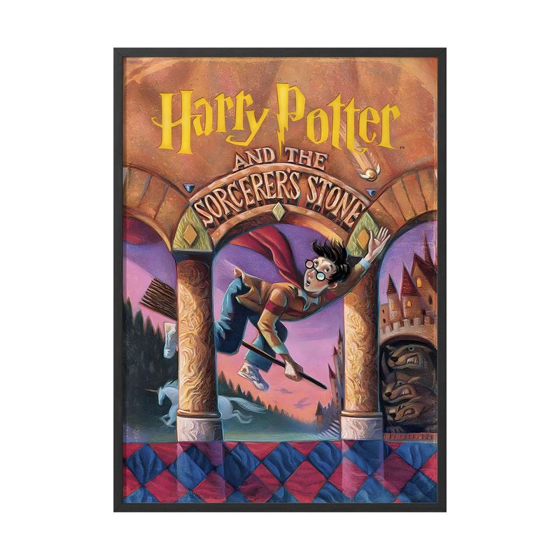 CREANGO - CUADRO POSTER HARRY POTTER Y LA PIEDRA FILOSOFAL 33X43