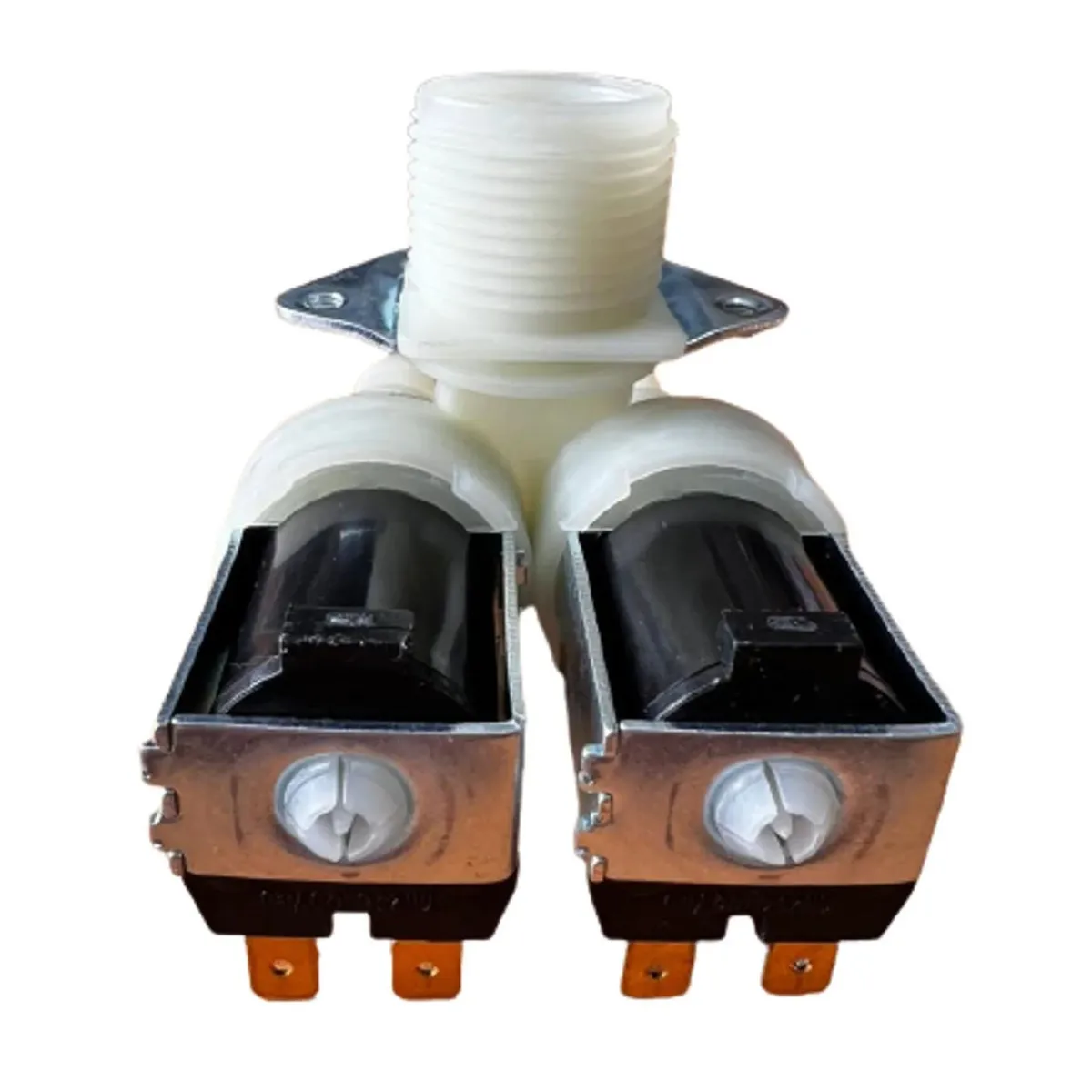 GENERICO - Electroválvula Lavadora 1 Entrada - 2 Salidas 90°