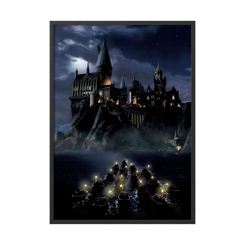 CREANGO - CUADRO POSTER CASTILLO HOGWARTS HARRY POTTER 33X43 DISEÑO 2