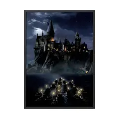 CREANGO - CUADRO POSTER CASTILLO HOGWARTS HARRY POTTER 33X43 DISEÑO 2