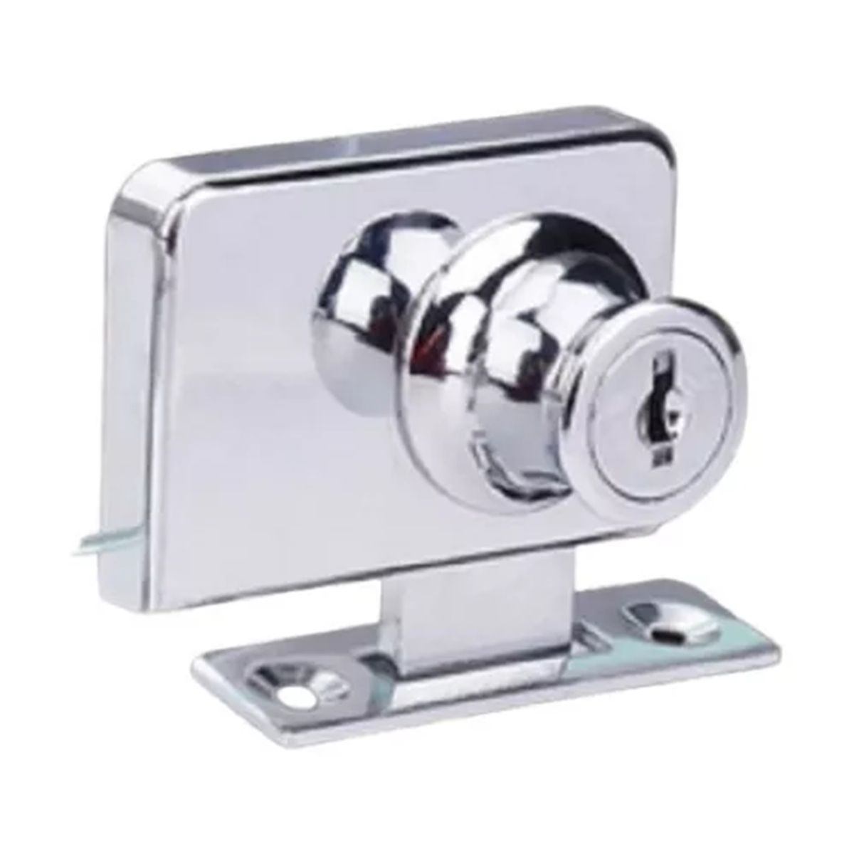 GENERICO - Cerradura Puerta Vidrio Mueble Doble De 3 A 8mm