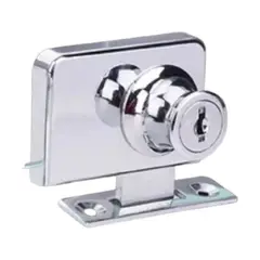 GENERICO - Cerradura Puerta Vidrio Mueble Doble De 3 A 8mm