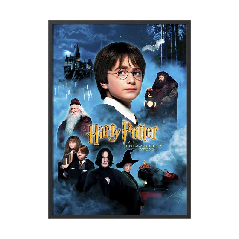 CREANGO - CUADRO POSTER HARRY POTTER PIEDRA FILOSOFAL PORTADA 33X43