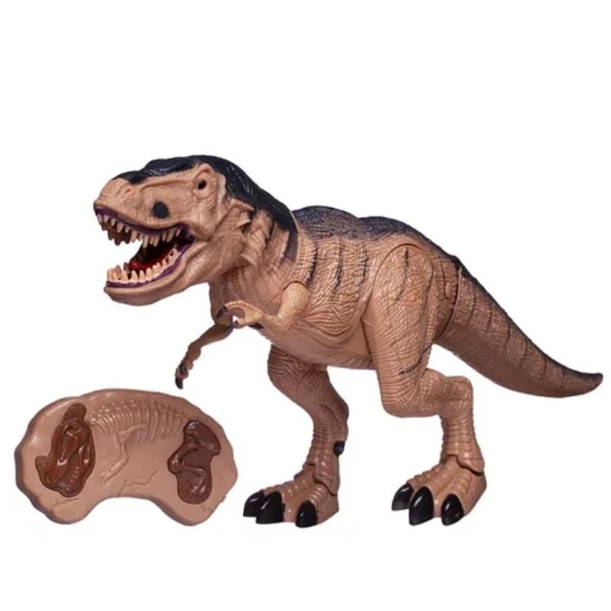 GENERICO - DINOSAURIO CONTROL REMOTO GRAN TIRANOSAURIO REX LUZ VAPOR