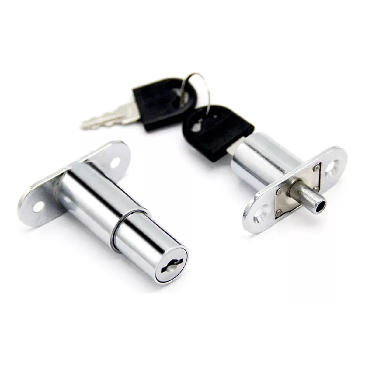 GENERICO - Cerradura  Chapa Cajón Tipo Boton Para Muebles 1un