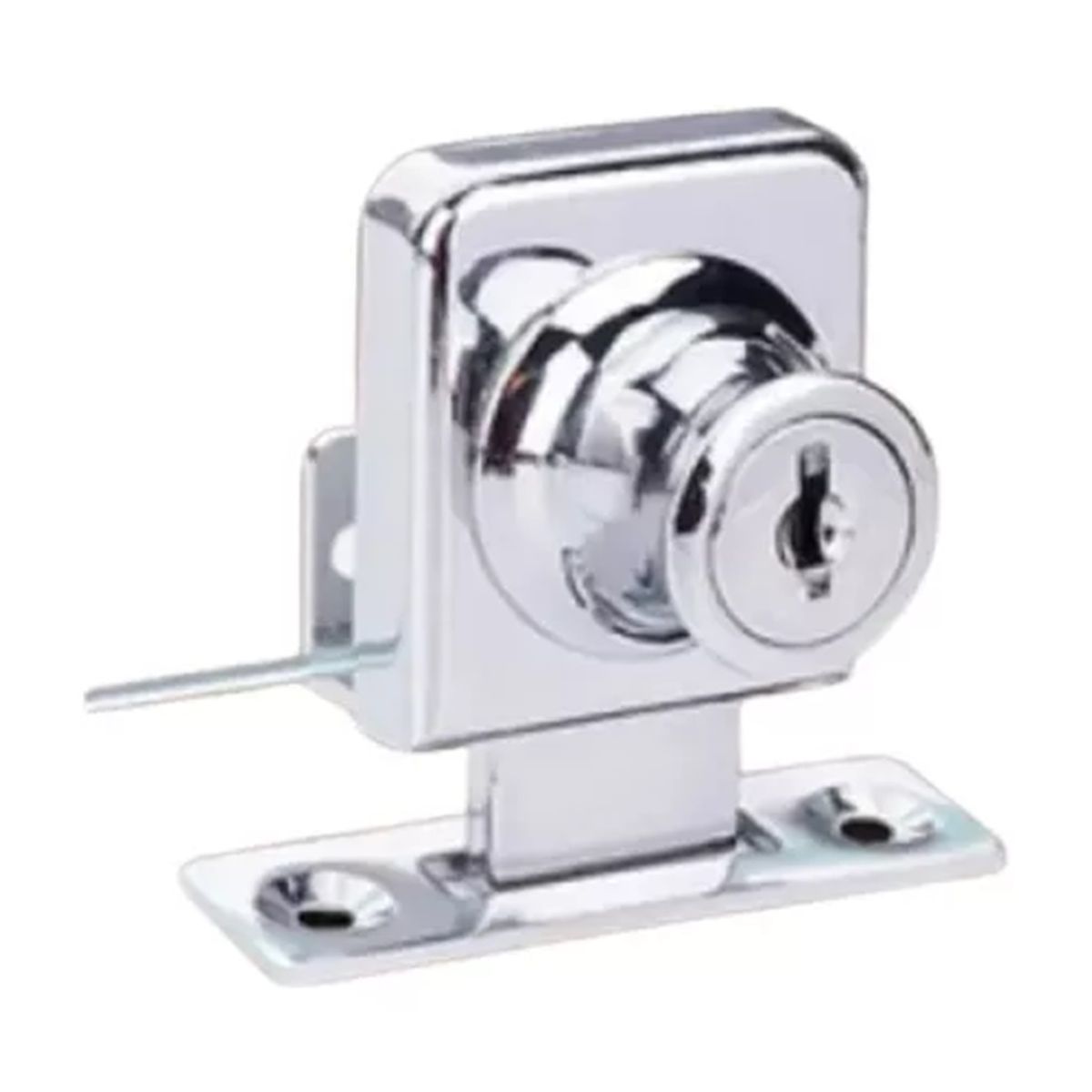 GENERICO - Cerradura Puerta Vidrio Mueble Simple De 3 A 8mm