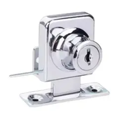 GENERICO - Cerradura Puerta Vidrio Mueble Simple De 3 A 8mm