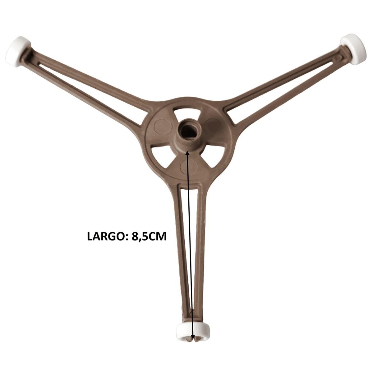 GENERICO - Porta Plato Giratorio Para Microondas 3 Patas