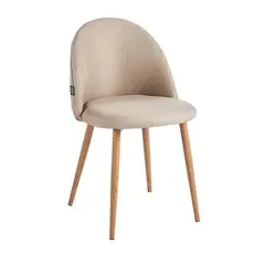 GENERICO - Silla estilo nórdico Felpa - Beige
