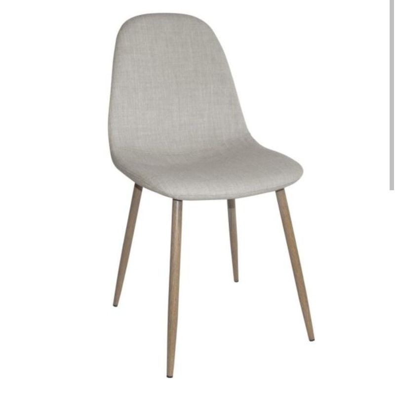 GENERICO - Pack de 2 Silla de Comedor Trendy Top Blanco Crudo
