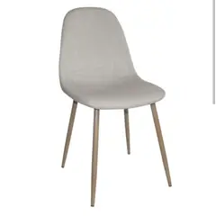 GENERICO - Pack de 4 Silla de Comedor Trendy Top Blanco Crudo