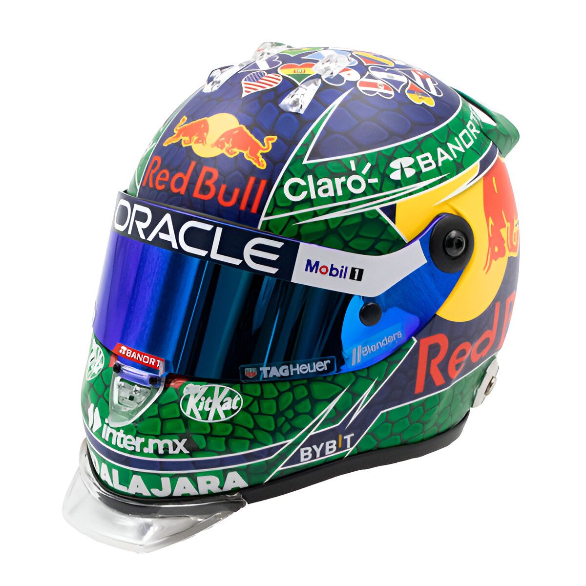 SCHUBERT - Casco F1 Redbull Sergio Checo Perez Gp Miami 2024 Escala 1:2