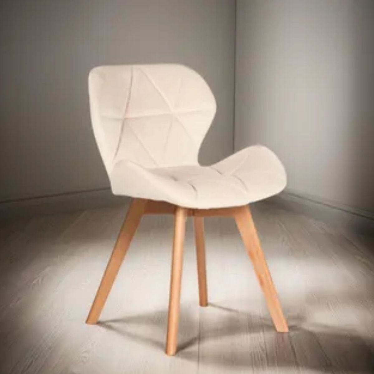HABITA2 CHILE - Pack de 4 Silla Velvet  - Beige