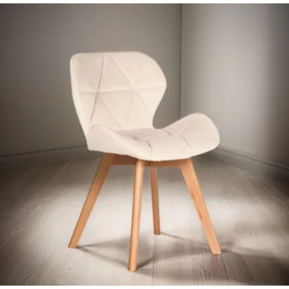 HABITA2 CHILE - Pack de 4 Silla Velvet  - Beige