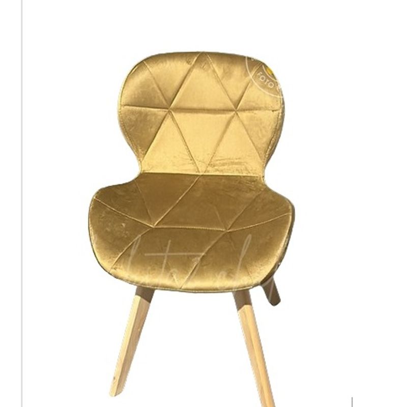 GENERICO - Silla Velvet  - Oro