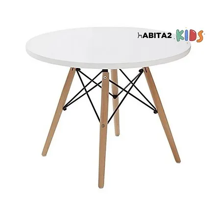 Mesa Eames Infantil 60 cm - Blanca