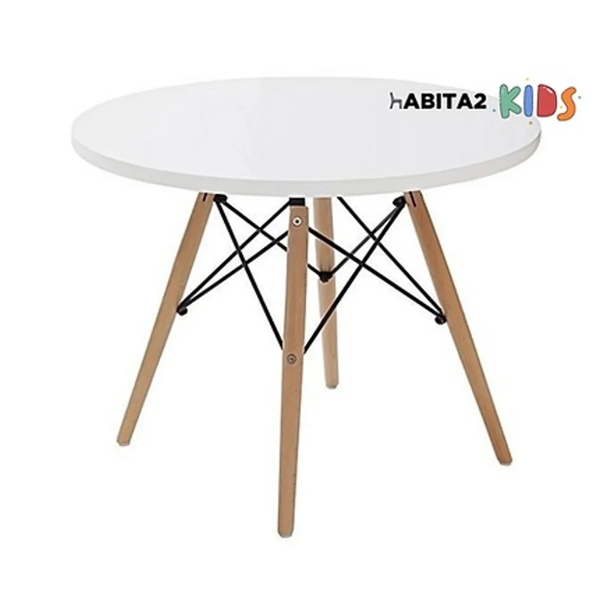 HABITA2 CHILE - Mesa Eames Infantil 60 cm - Blanca