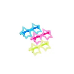 GENERICO - Lentes Fiesta Fluor Estrella 6pcs
