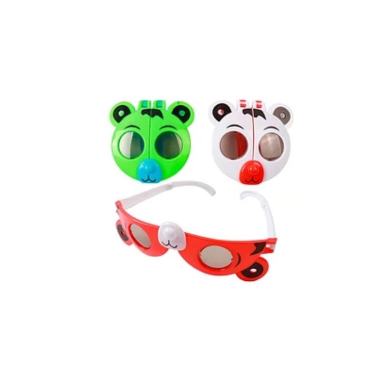 GENERICO - Lentes De Oso Color Aleatorio 13x15cm