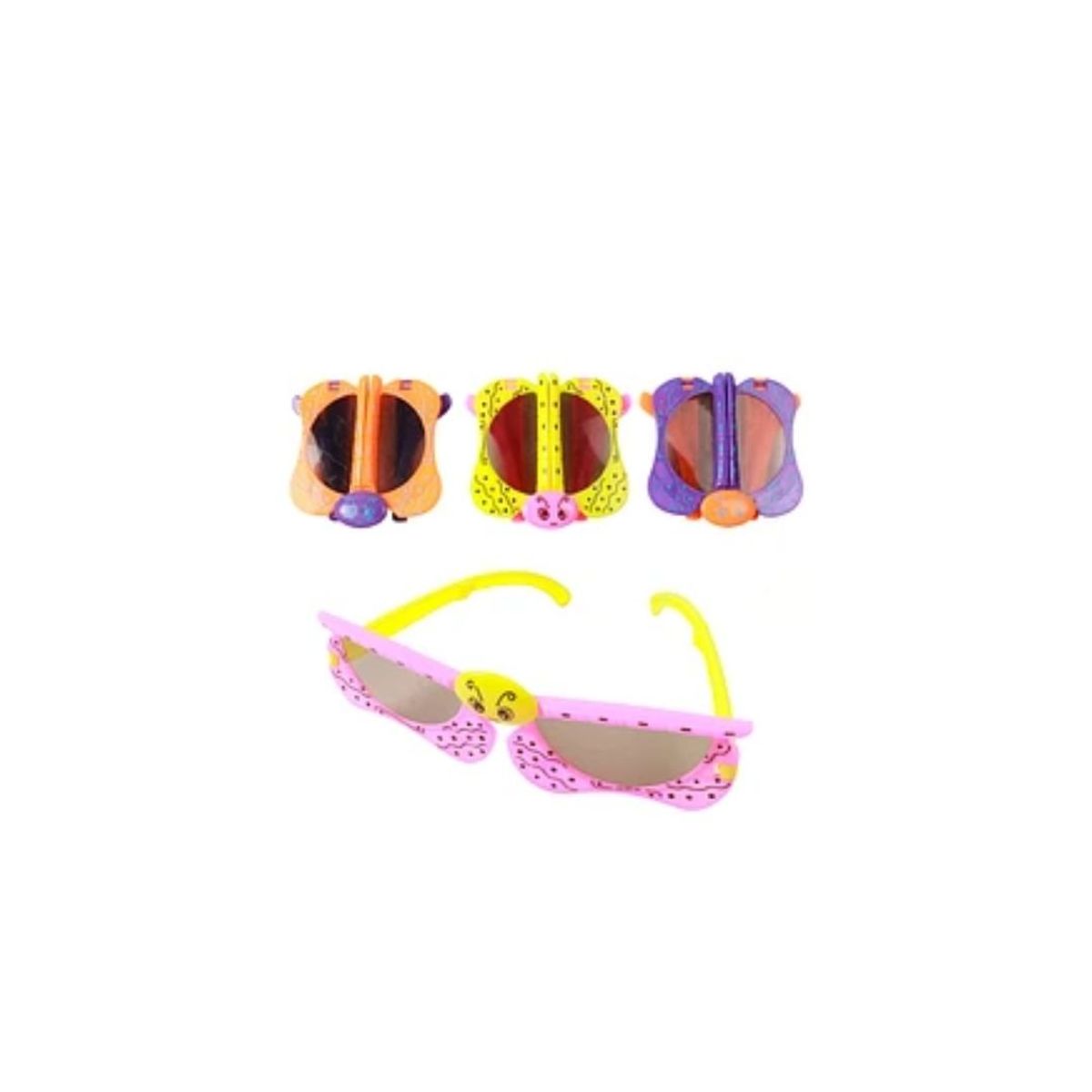 GENERICO - Lentes Abejita 2pcs Colores Surtidos 13x15cm