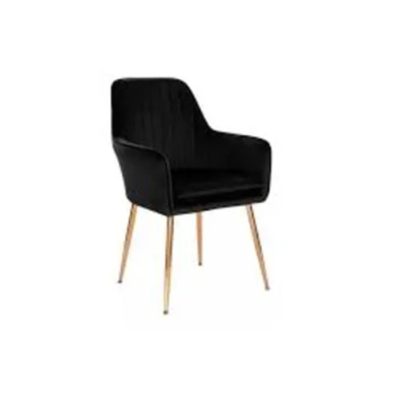 GENERICO - PACK 2 SITIAL POLTRONA NEGRO LINEAL GOLD