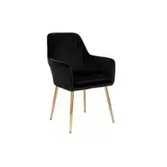 GENERICO - PACK 2 SITIAL POLTRONA NEGRO LINEAL GOLD