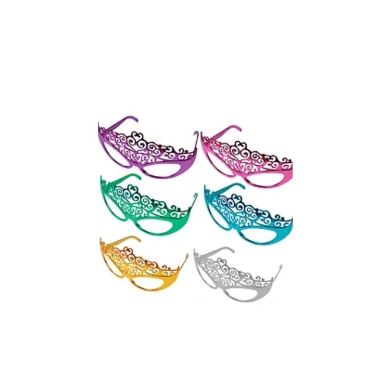 GENERICO - Lentes Cotillon Color Aleatorio 7x16cm