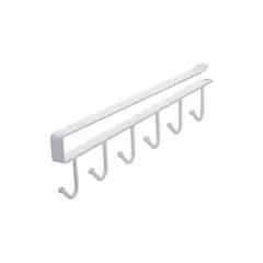 IMPORTCLICK - Colgador Organizador Soporte Tazas Utensilios Cocina Metal Blanco