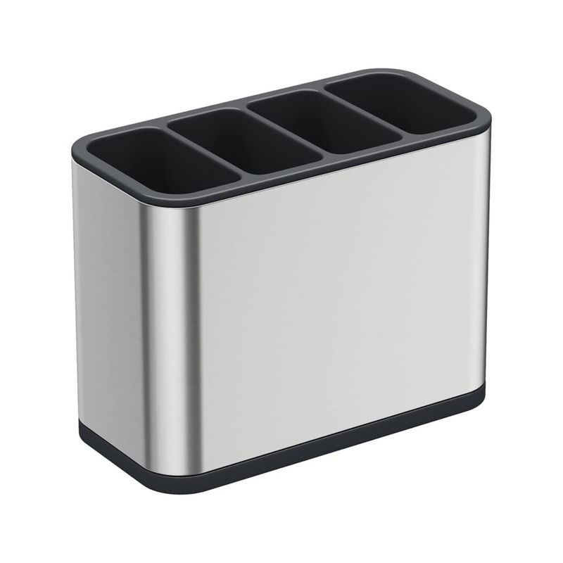IMPORTCLICK - Escurridor Cubierto Utensilios Cocina Acero Inoxidable 4 Espacios