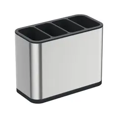 IMPORTCLICK - Escurridor Cubierto Utensilios Cocina Acero Inoxidable 4 Espacios