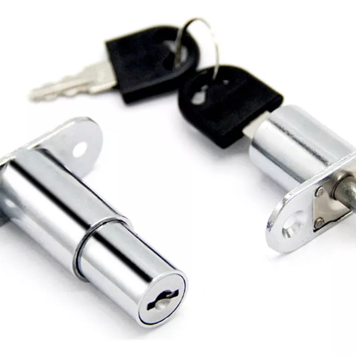 GENERICO - Cerradura  Chapa Cajón Tipo Boton Para Muebles 10 un