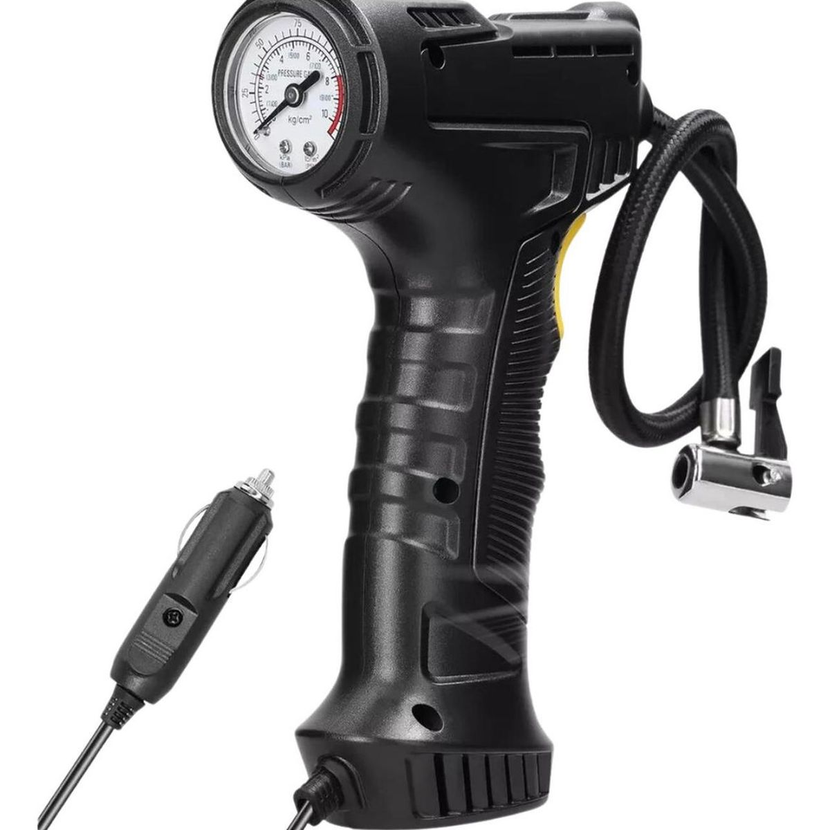 IMPORTCLICK - Compresor Portátil 12 V 120 Watt Infla Neumático Auto Negro
