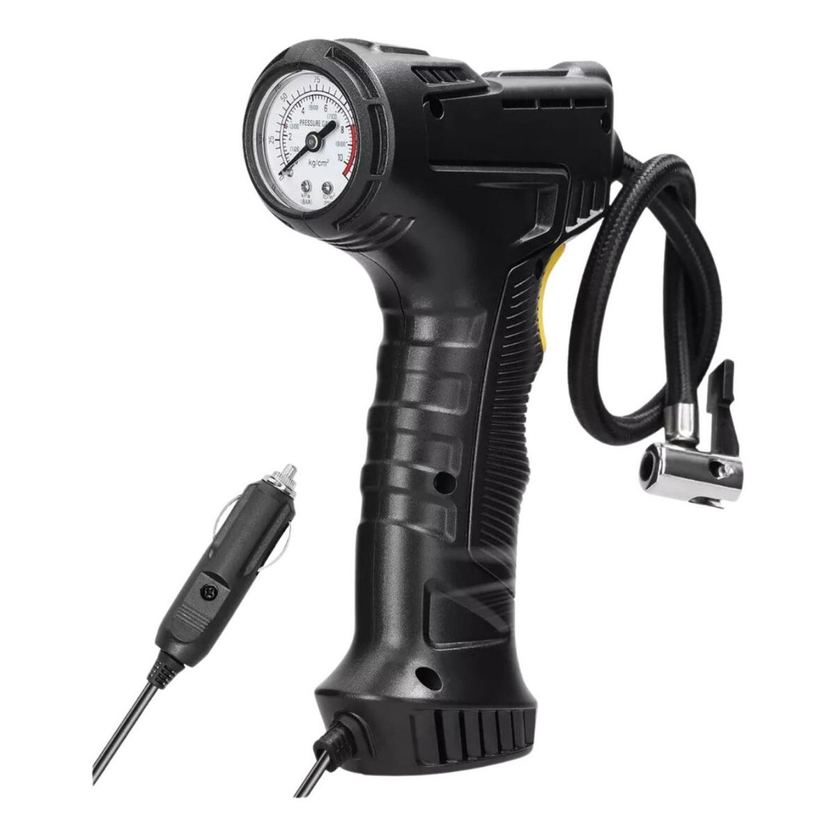 IMPORTCLICK - Compresor Portátil 12 V 120 Watt Infla Neumático Auto Negro