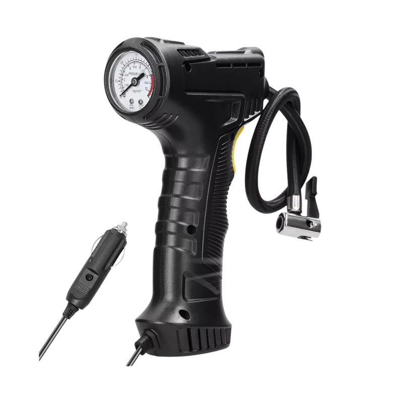 IMPORTCLICK - Compresor Portátil 12 V 120 Watt Infla Neumático Auto Negro IMPORTCLICK