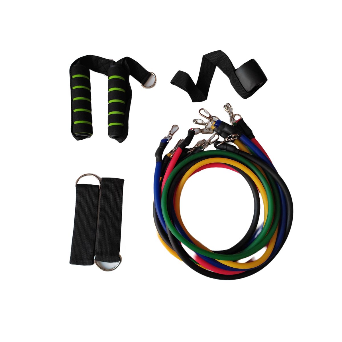 GENERICO - Tubos Elásticos Fitness 11 Piezas