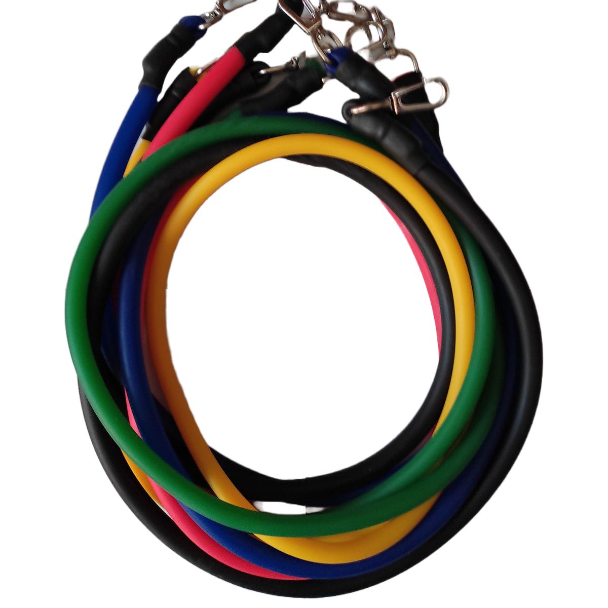 GENERICO - Tubos Elásticos Fitness 11 Piezas