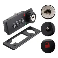 GENERICO - Cerradura Para Mueble Lockers Casilleros Con Clave Y Llave Maestra